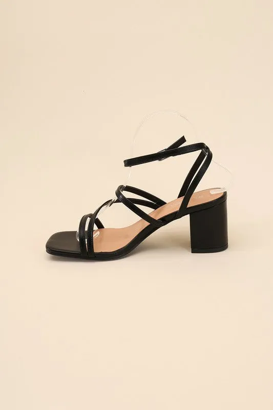 STRAPPY LOW HEEL