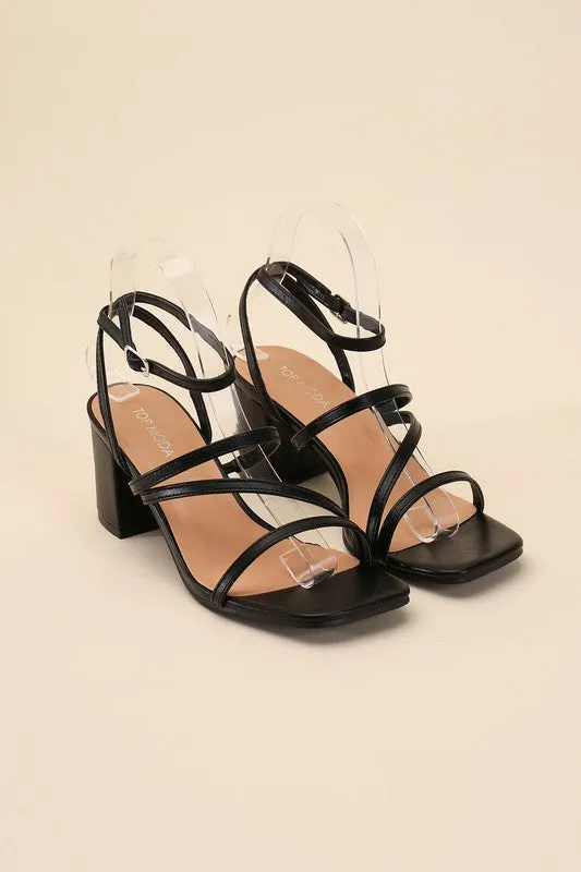 STRAPPY LOW HEEL