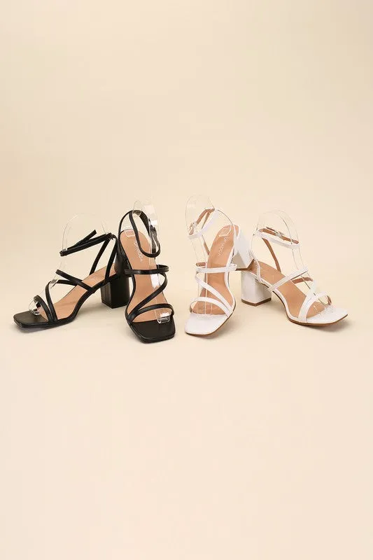 STRAPPY LOW HEEL