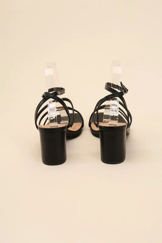STRAPPY LOW HEEL