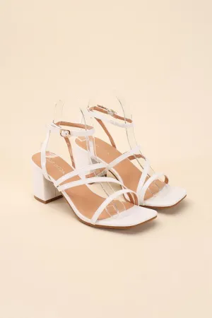 STRAPPY LOW HEEL