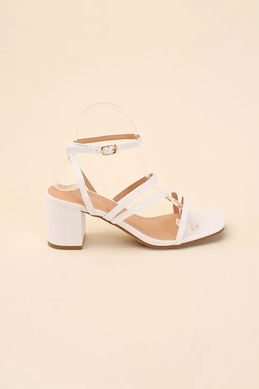 STRAPPY LOW HEEL