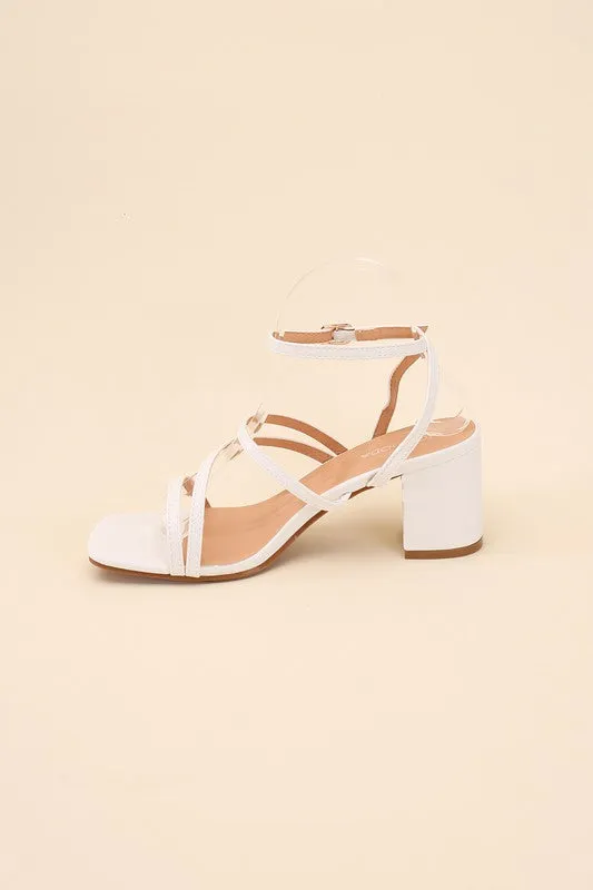 STRAPPY LOW HEEL