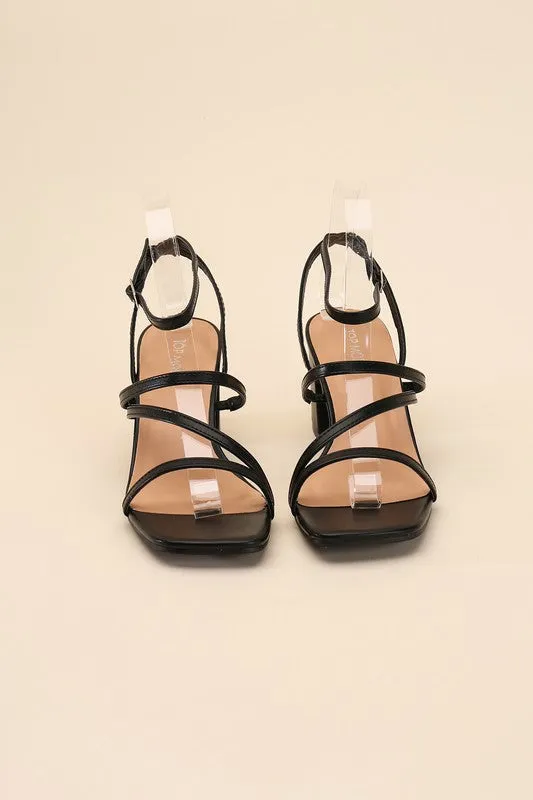 STRAPPY LOW HEEL