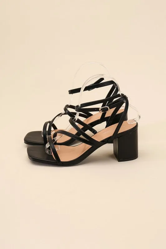 STRAPPY LOW HEEL