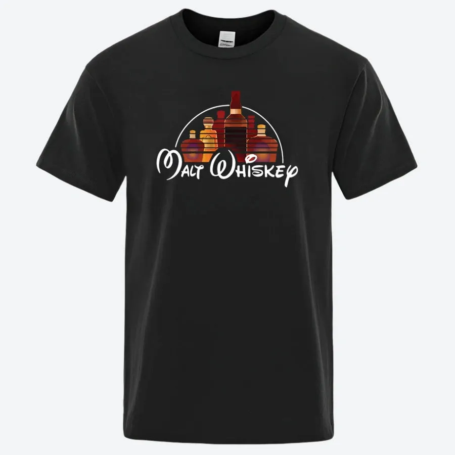 Stylish Malt Whiskey Graphic T-Shirts