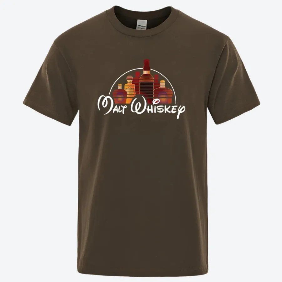 Stylish Malt Whiskey Graphic T-Shirts