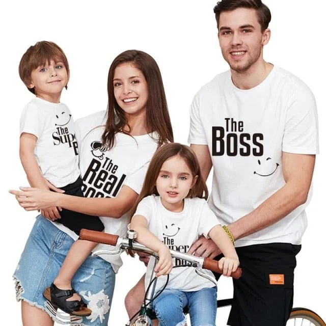 Summer Family Matching Outfits Look Daddy Mommy and Me T-shirt