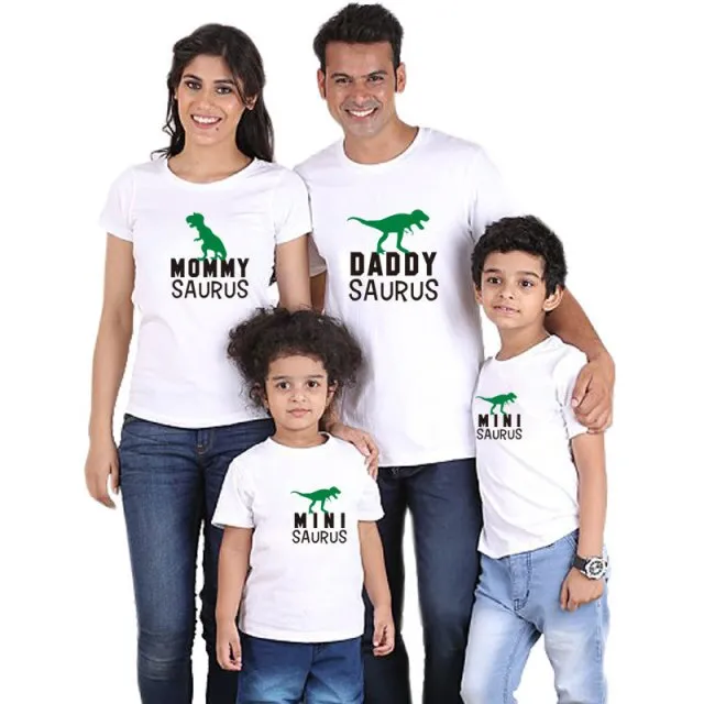 Summer Family Matching Outfits Look Daddy Mommy and Me T-shirt