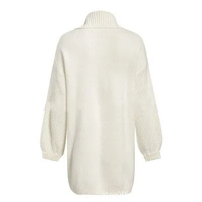 Sweater coat solid color