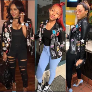 #TagMeIn Faux Leather - Jacket