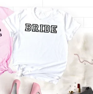Team Bride Bridesmaid bachelorette party shirts