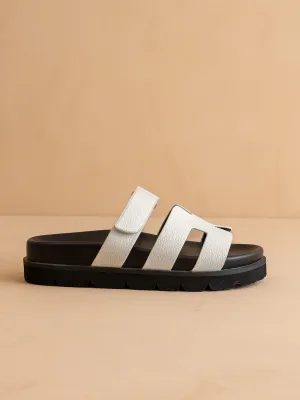 The Nice | White Bold and Comfortable Sandal