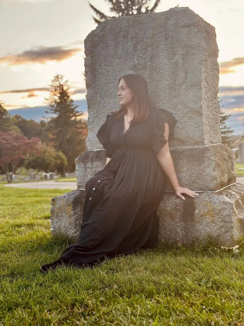 The Renn Maxi Dress V Neck