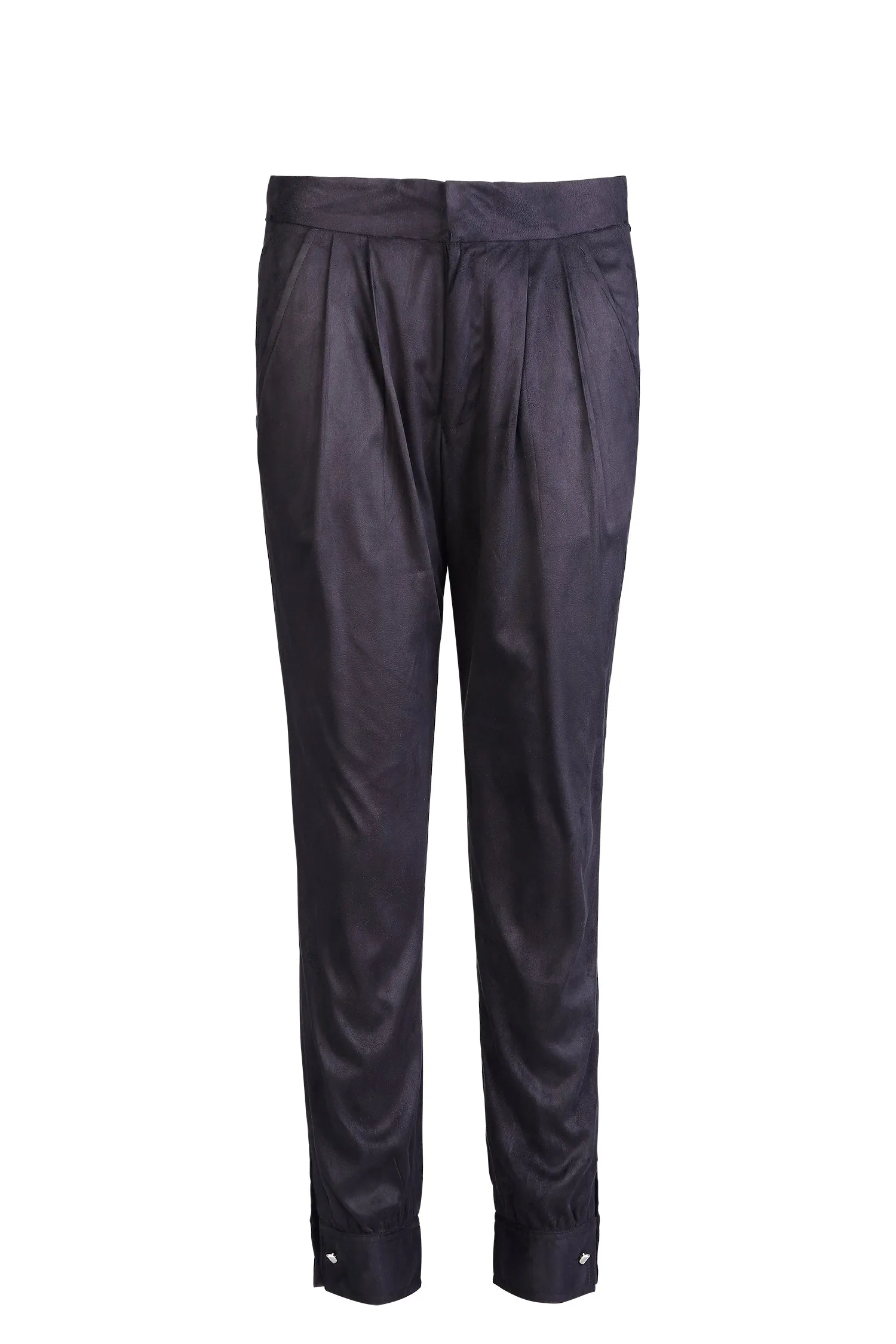 Too cool for work mid-rise Faux suede pants