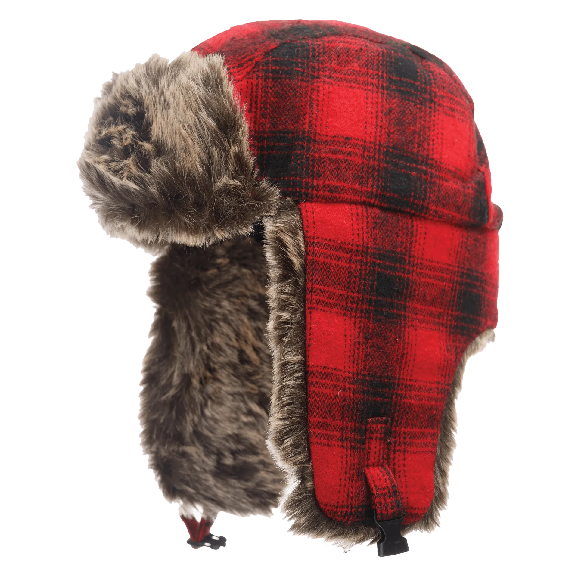 Touch Duck -Aviator/Trooper Hat - Plaid
