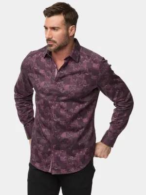 TOURNEAU LONG SLEEVE BUTTON DOWN SHIRT
