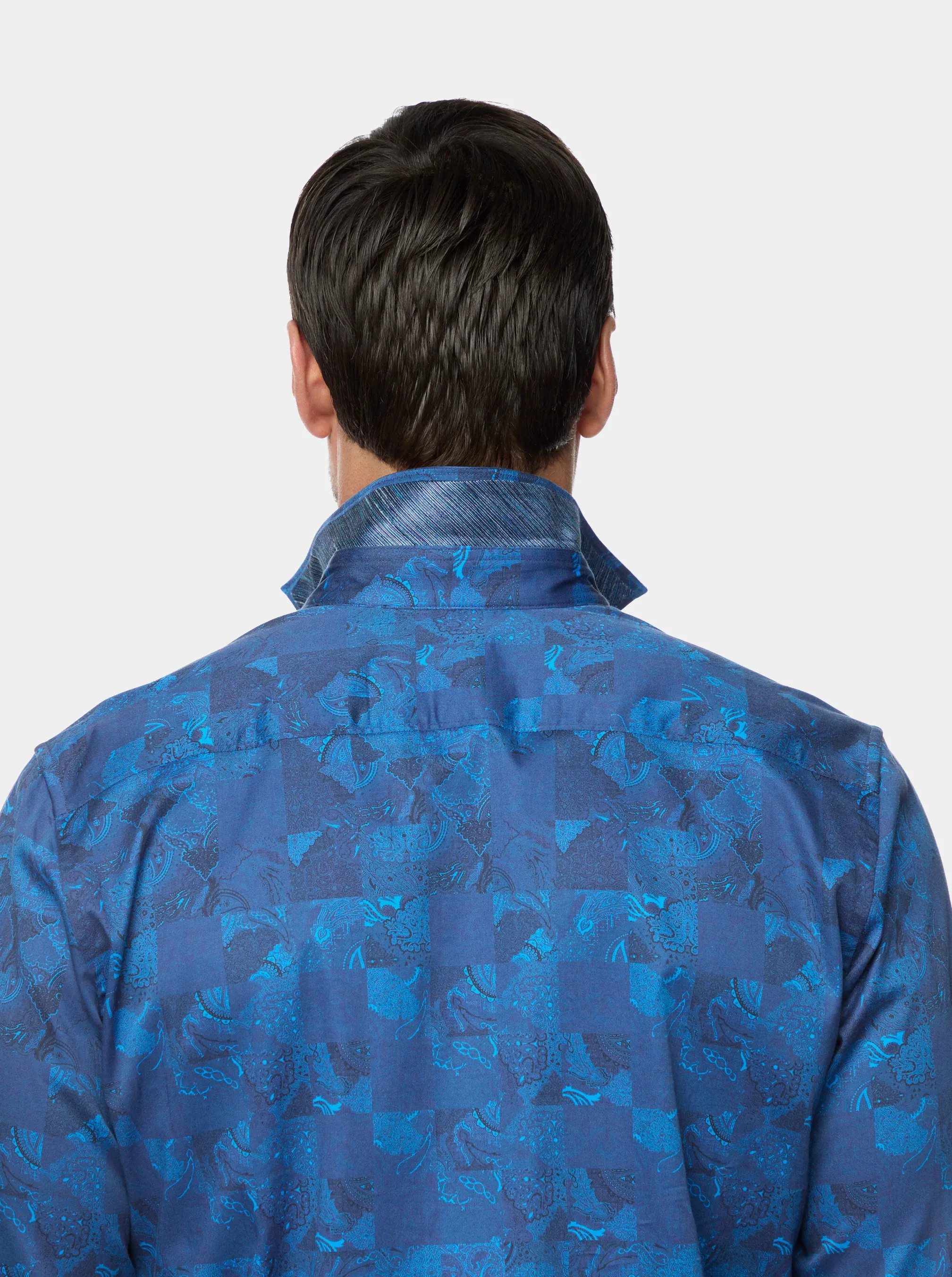 TOURNEAU LONG SLEEVE BUTTON DOWN SHIRT