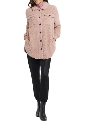Tribal Faux Sherpa Shacket