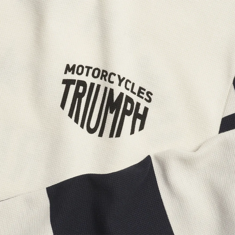 Triumph Harker Long Sleeved T-Shirt Bone / Black