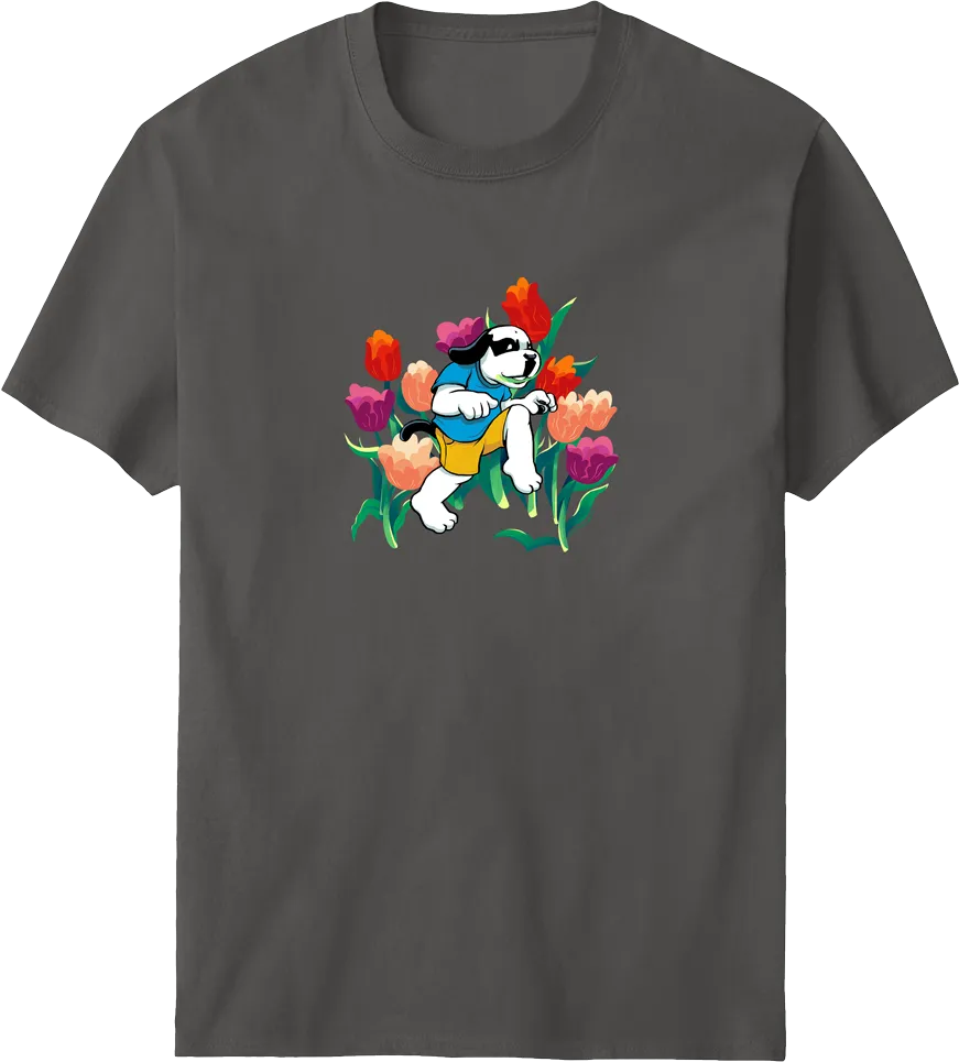 Tulip Dog T-shirt