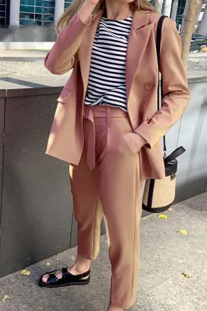 Two-Piece Comfy Blazer & Pants Set