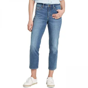 Universal Thread Women's High-Rise Striped Straight Cropped Jeans