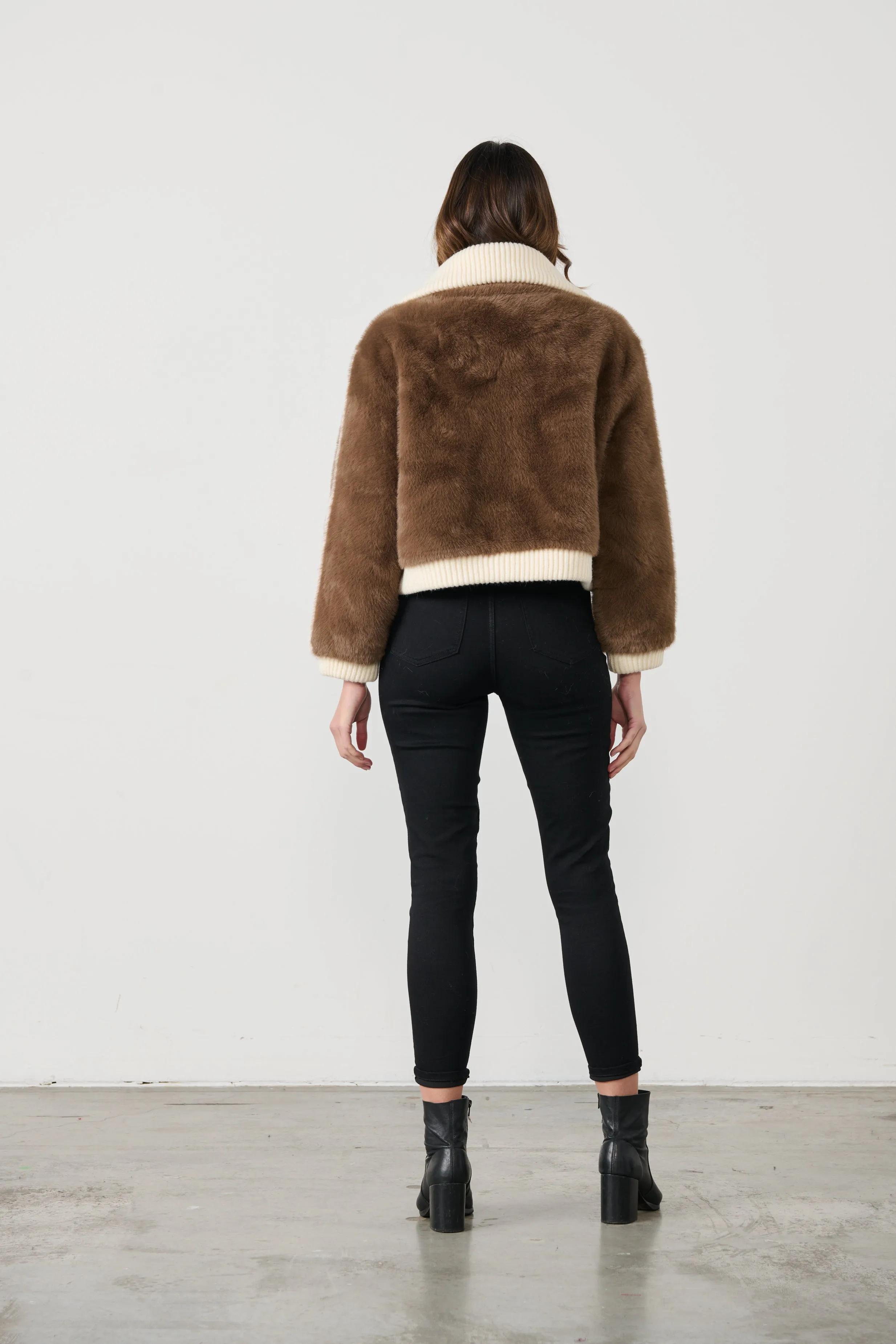 Vera Bomber Jacket - Brown - CJ4