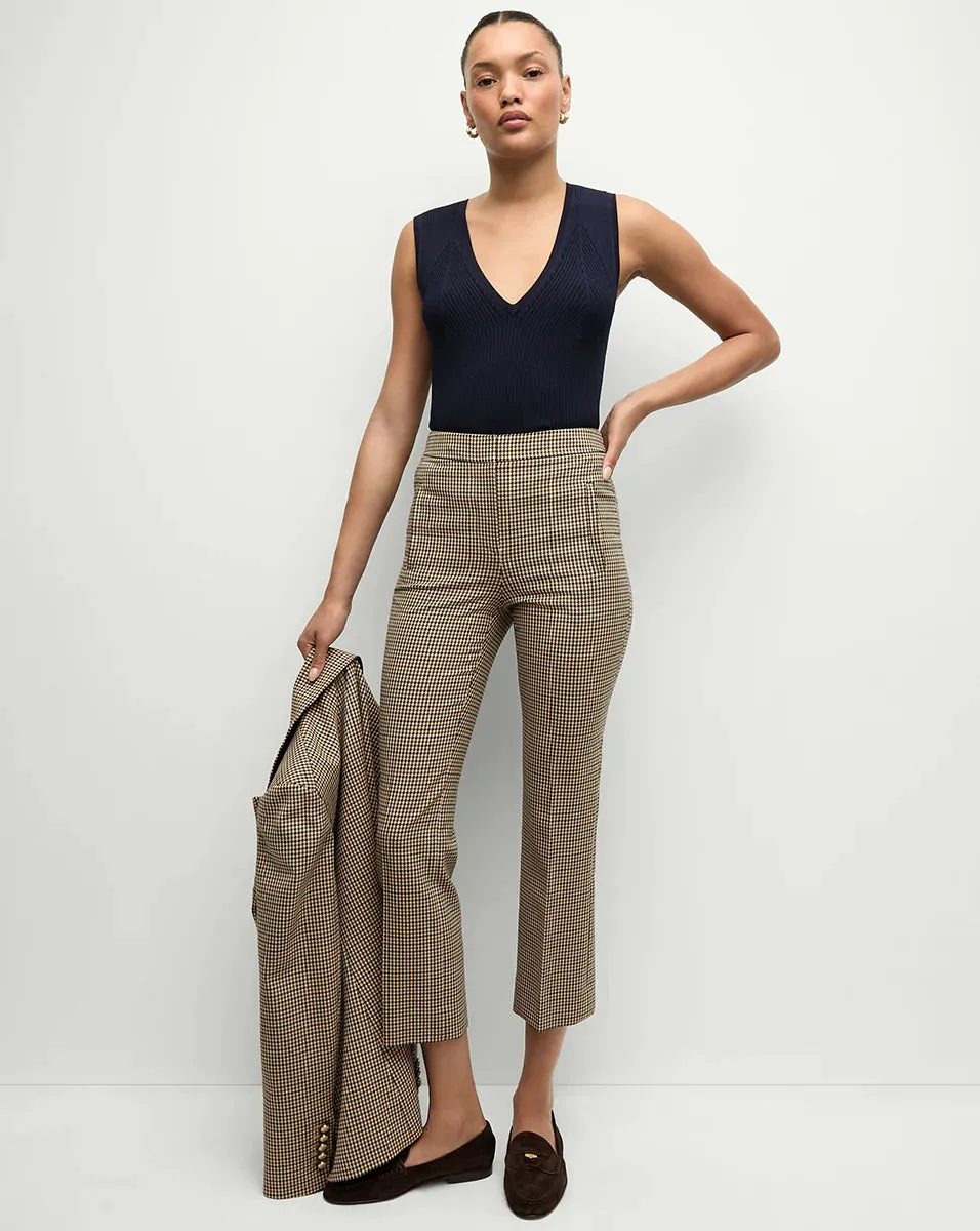 VERONICA BEARD ARTE HOUNDSTOOTH PANT
