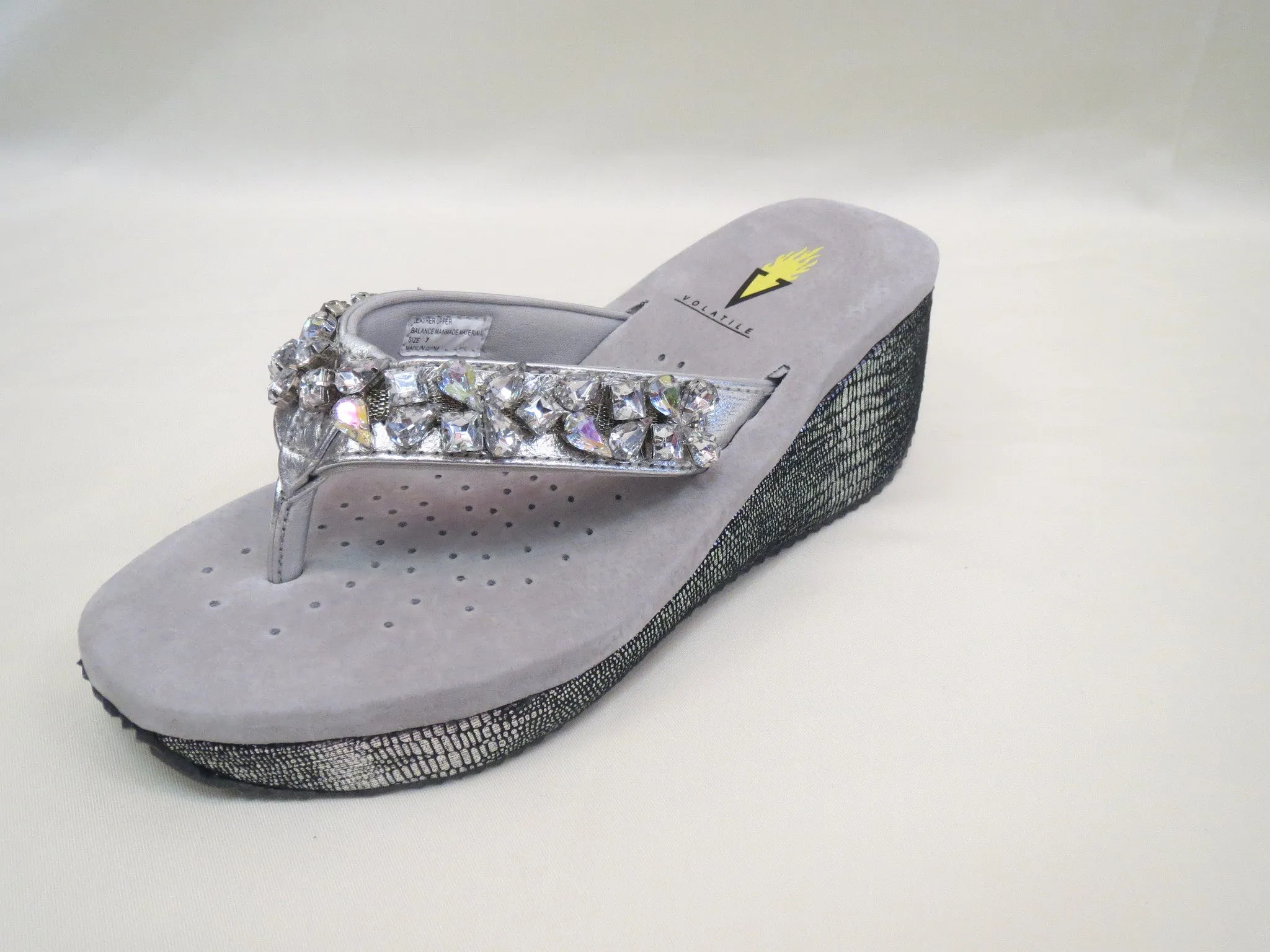 Very Volatile Rock Candy Sandal Silver