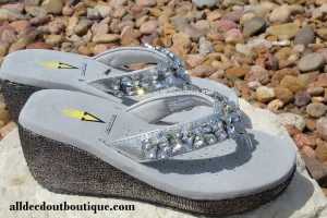 Very Volatile Rock Candy Sandal Silver