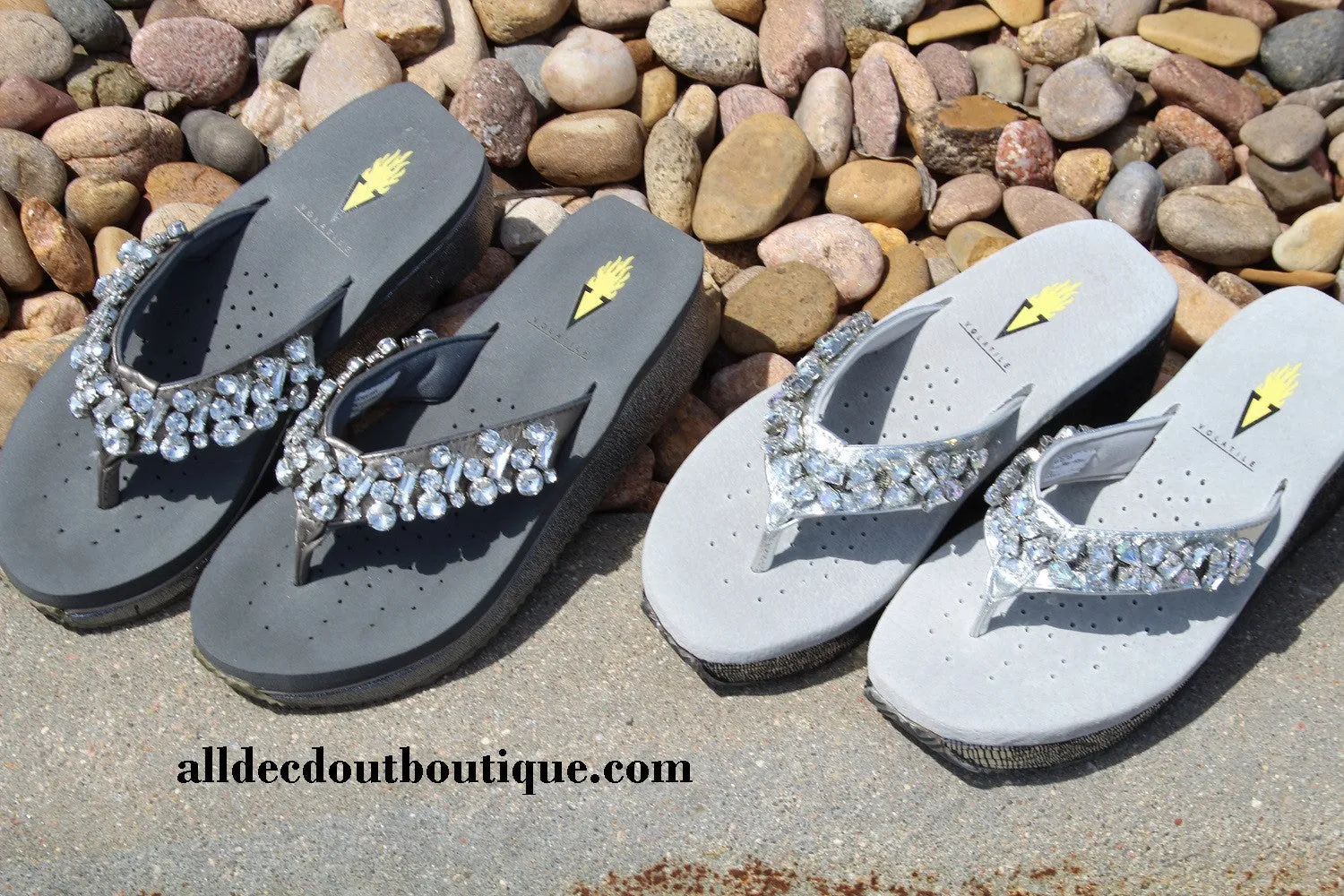 Very Volatile Rock Candy Sandal Silver