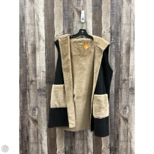Vest Faux Fur & Sherpa By Cmf In Black, Size: Osfm