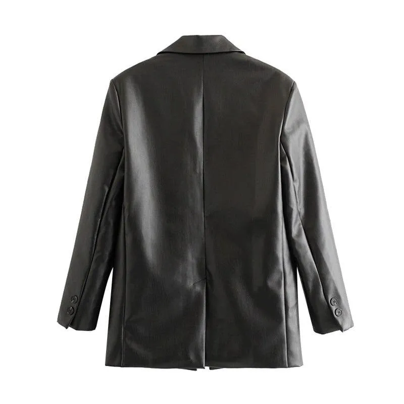 Vintage Back Vents Female Outerwear