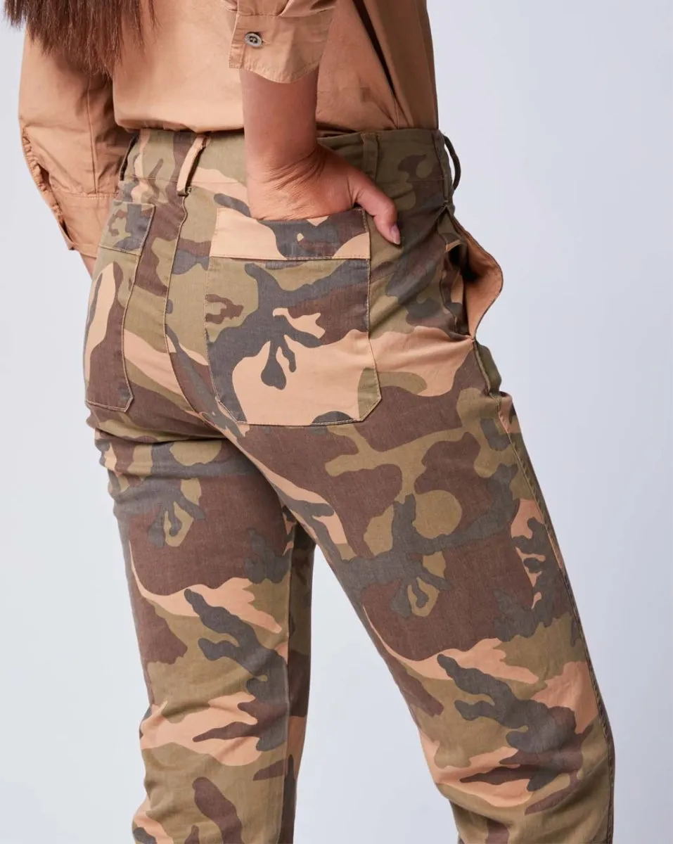 Vintage Camo Work Trouser