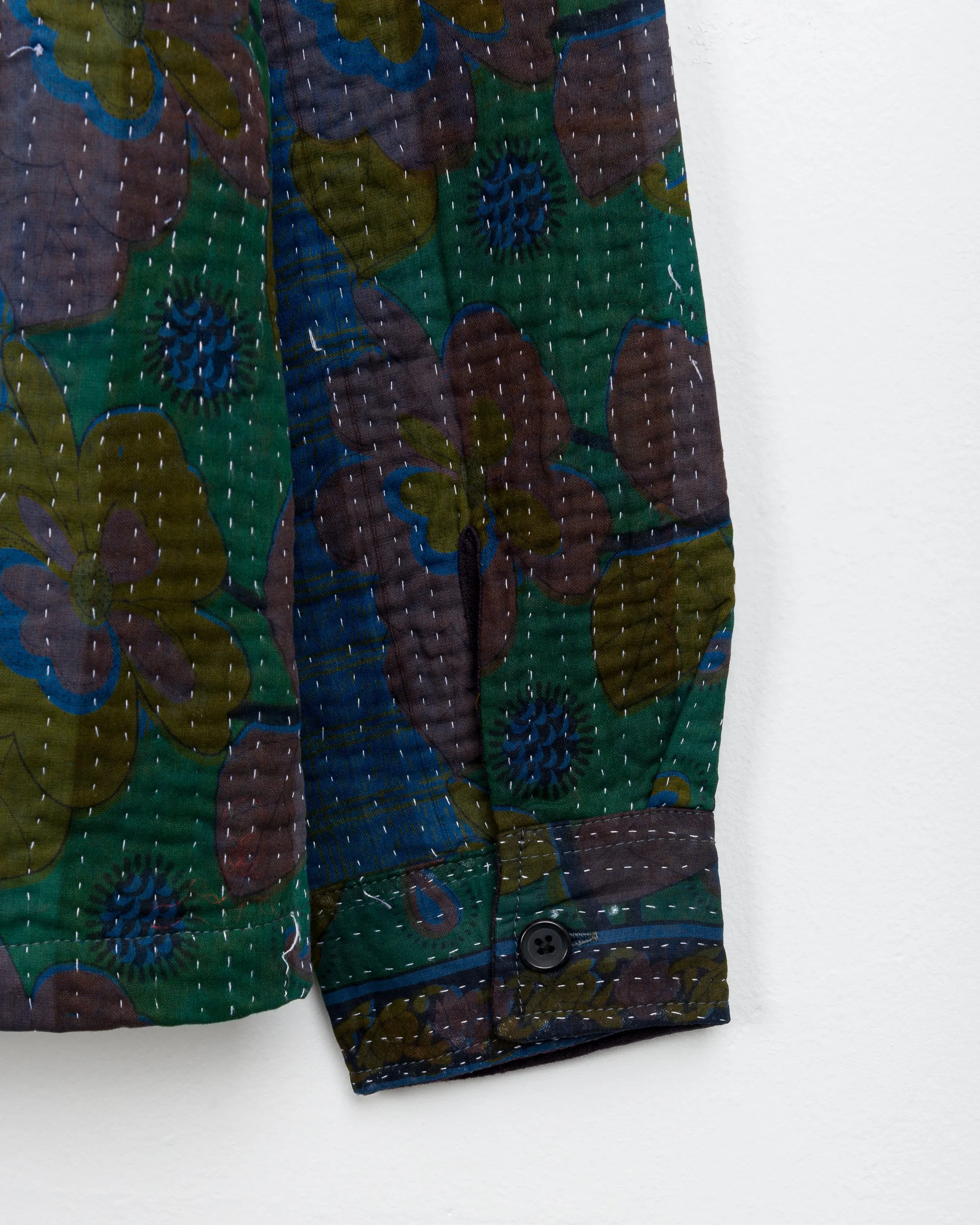 Vivek Overshirt in Quilted Kantha - L