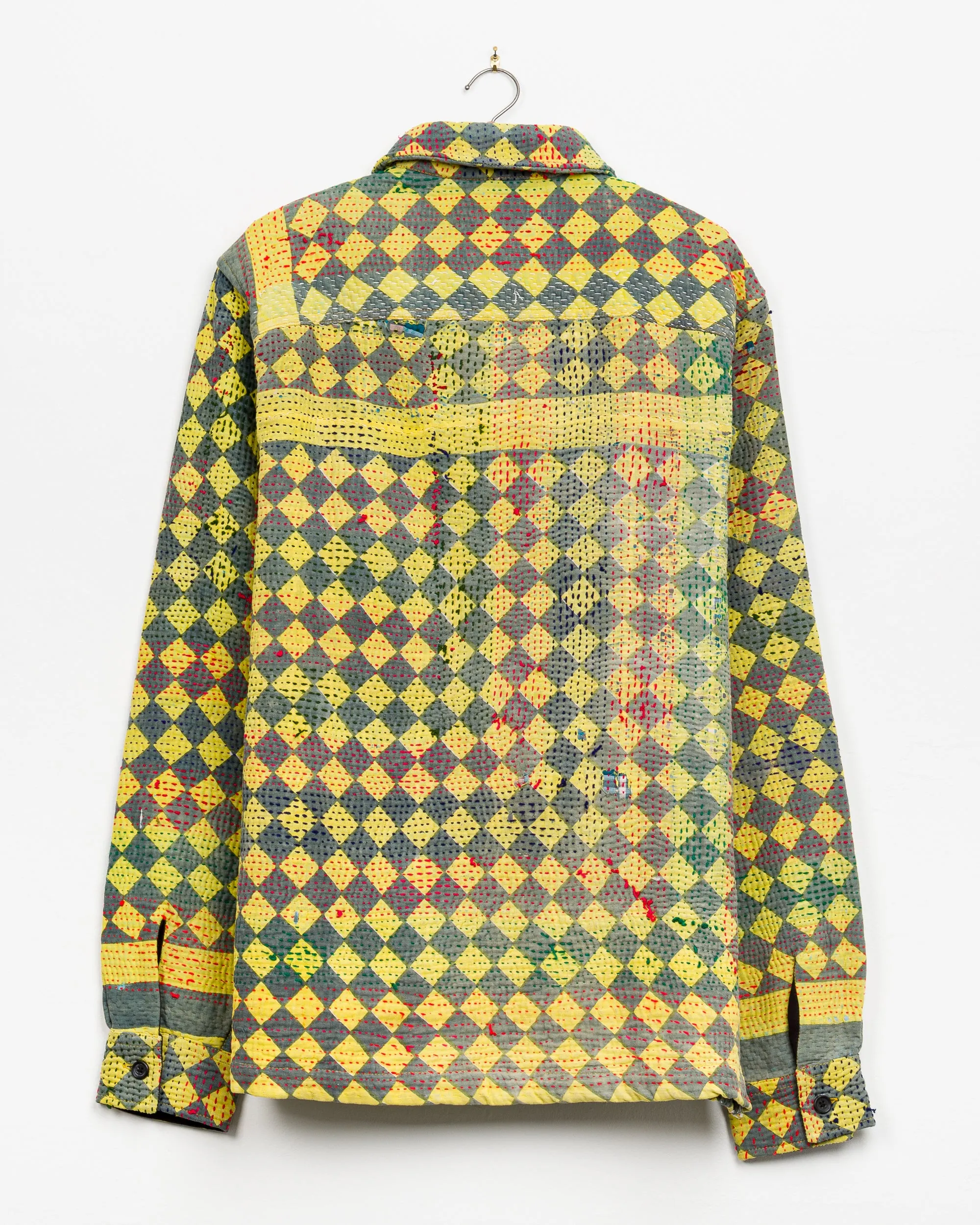 Vivek Overshirt in Quilted Kantha - L