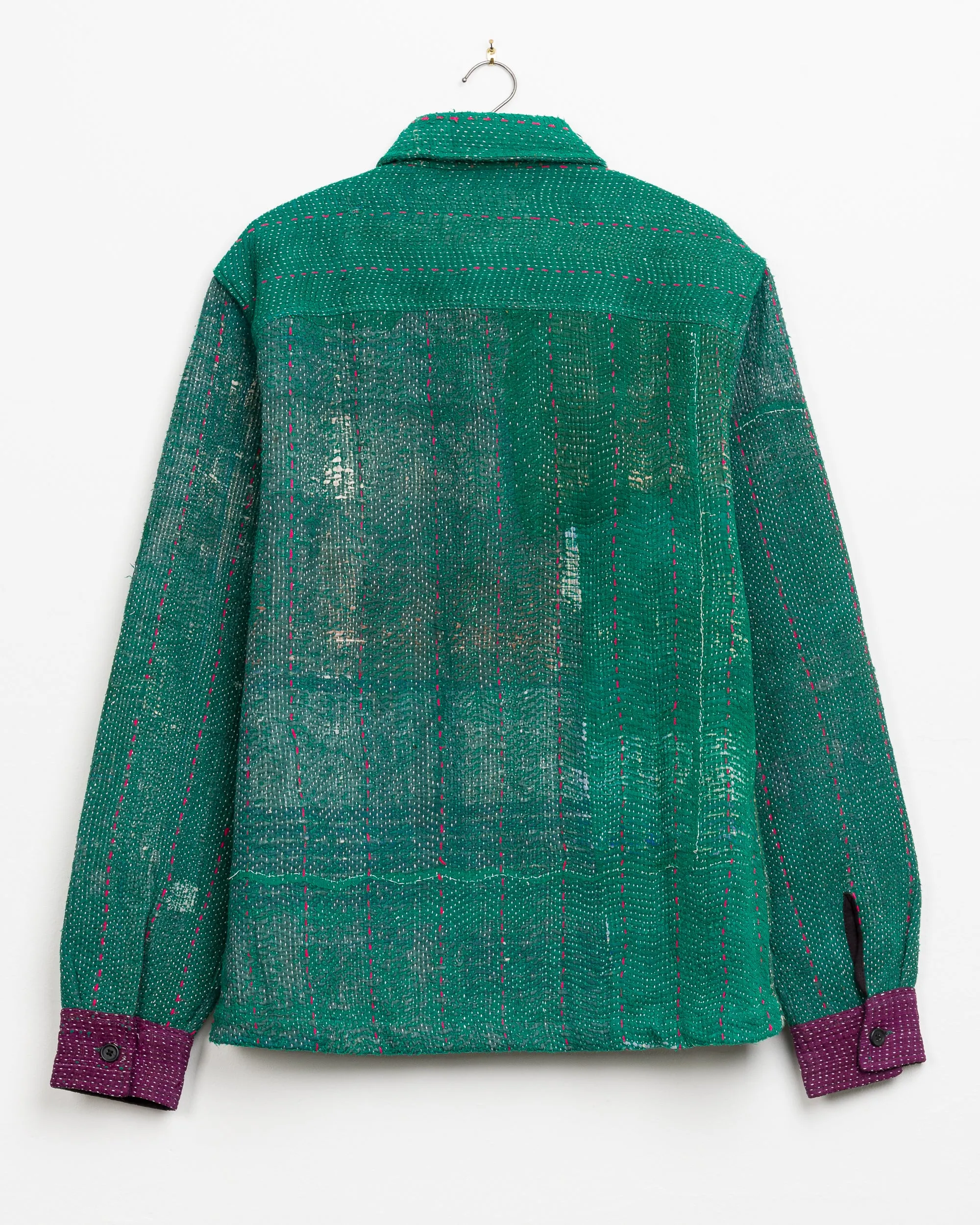 Vivek Overshirt in Quilted Kantha - M