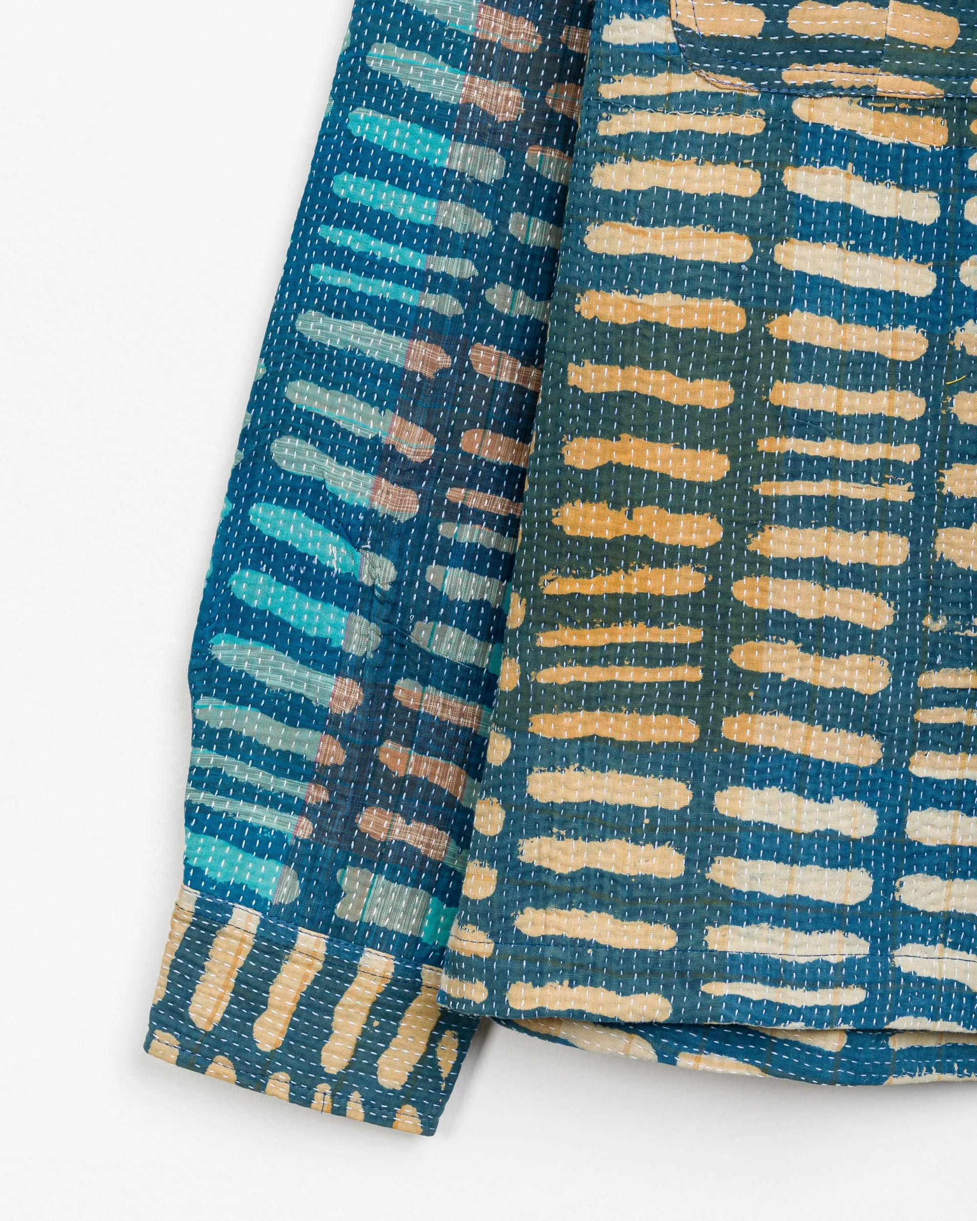 Vivek Overshirt in Quilted Kantha - M