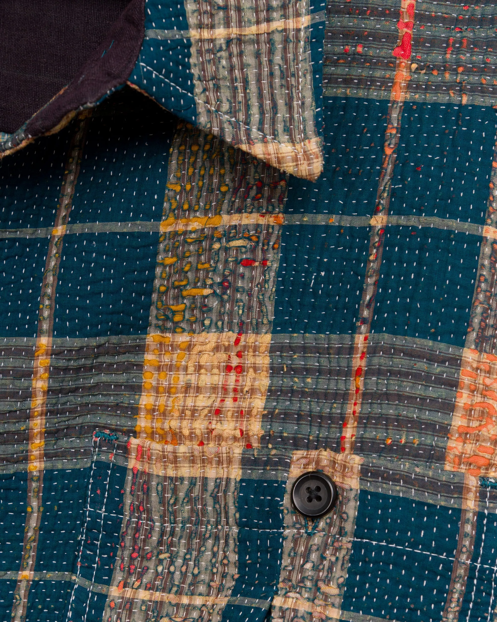 Vivek Overshirt in Quilted Kantha - M
