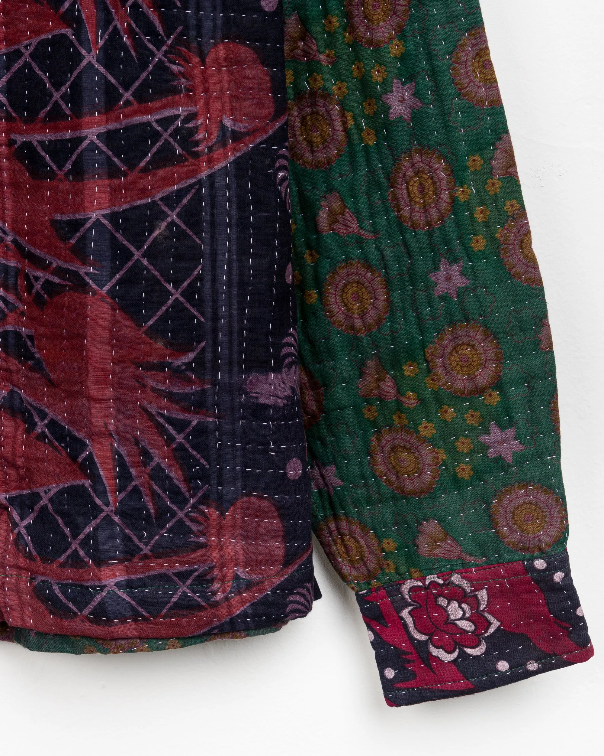 Vivek Overshirt in Quilted Kantha - M