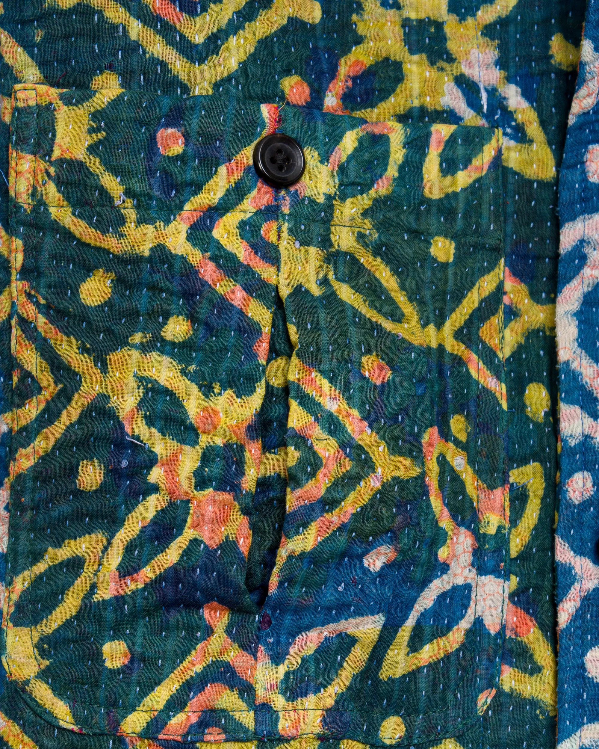 Vivek Overshirt in Quilted Kantha - M