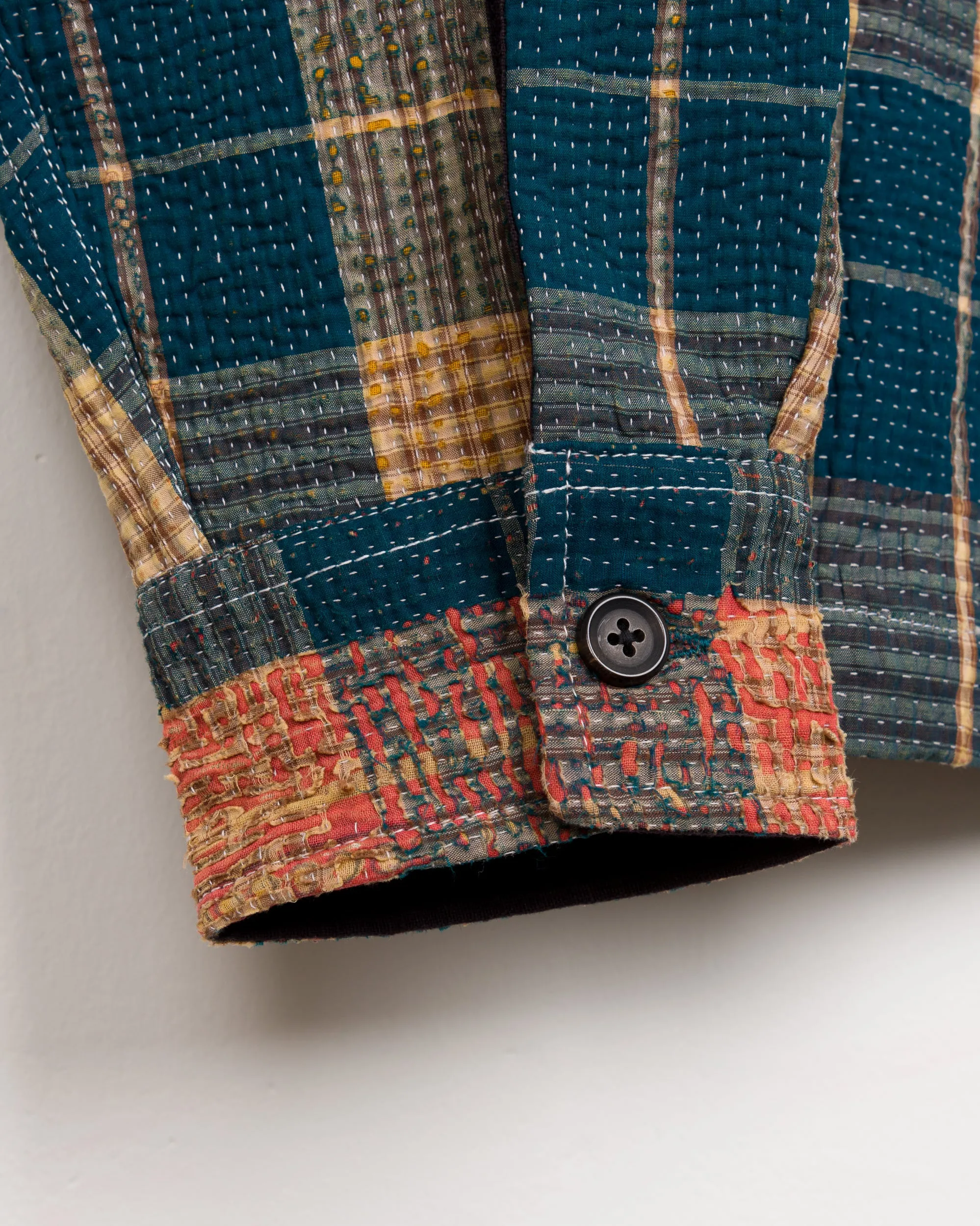 Vivek Overshirt in Quilted Kantha - M