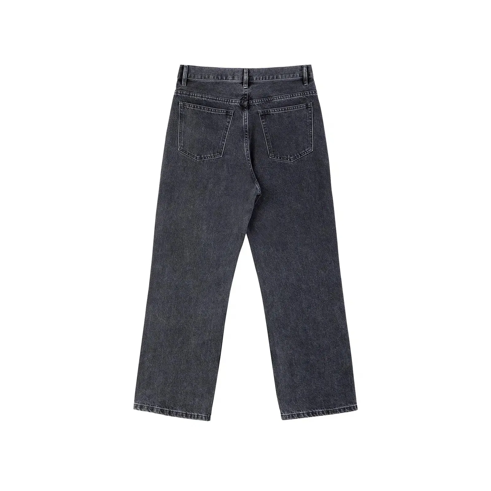Washed Wide-leg Jeans