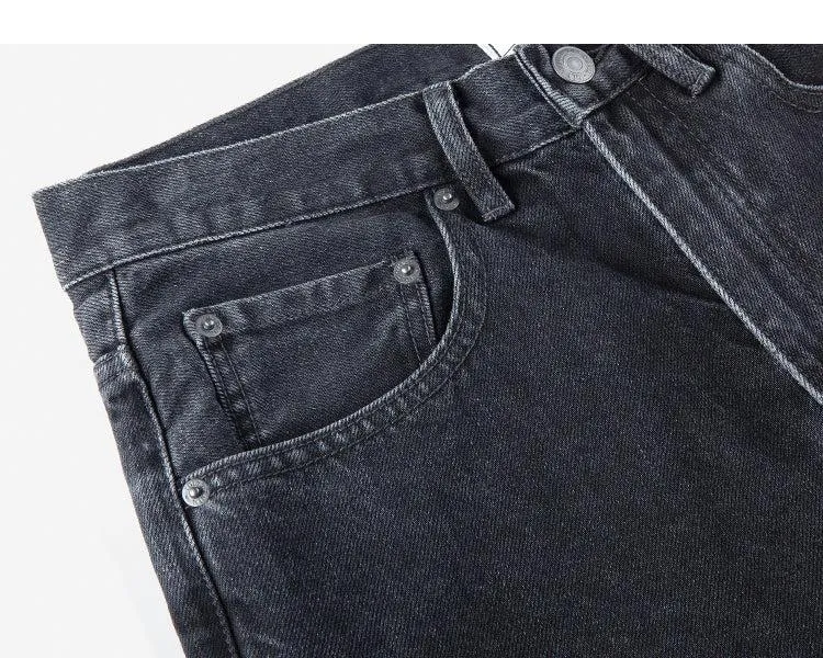 Washed Wide-leg Jeans