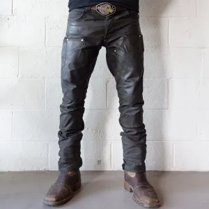 Waxed Canvas Fitted Work Pant