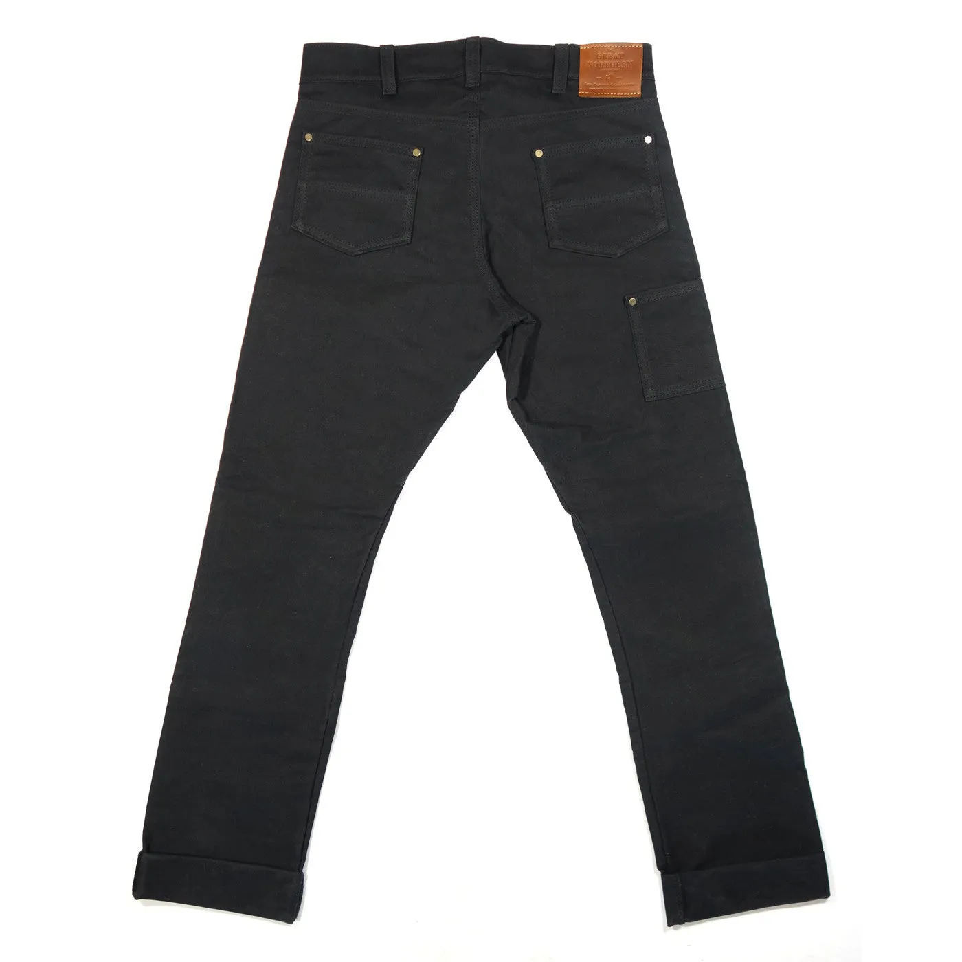 Waxed Canvas Fitted Work Pant