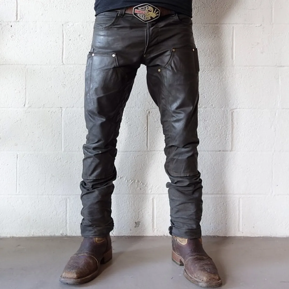 Waxed Canvas Fitted Work Pant