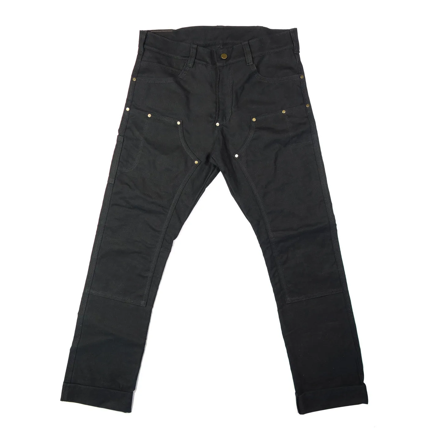 Waxed Canvas Fitted Work Pant