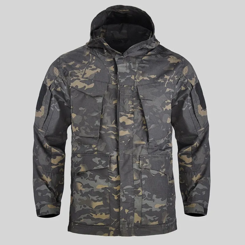 West Louis™ Army Tactical Windbreaker Hooded Outdoor Parka